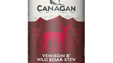 CANAGAN Venison&Wild Boar Stew, XS-XL, Vânat și Mistreț, conservă hrană umedă fără cereale câini junior & adult, (în supă), 400g