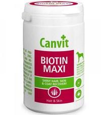 CANVIT Biotin Maxi, supliment piele & blană câini CANVIT Biotin Maxi, M-XL, supliment piele & blană câini, flacon, 230g - 1