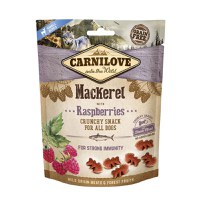 CARNILOVE Crunchy Snack, Macrou cu Zmeură, recompense funcționale fără cereale câini, imunitate, 200g - 1