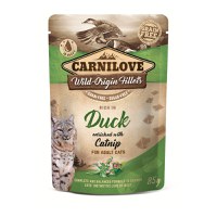 CARNILOVE, File Rață cu Catnip, hrană umedă fără cereale pisici, (în sos) CARNILOVE, File Rață cu Catnip, plic hrană umedă fără cereale pisici, (în sos), 85g - 2
