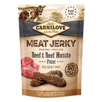 CARNILOVE Jerky, XS-XL, Vită, punguță recompense fără cereale câini, 100g - 1