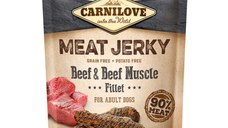 CARNILOVE Jerky, XS-XL, Vită, punguță recompense fără cereale câini, 100g