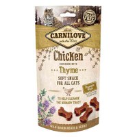 CARNILOVE Semi Moist Snack, Pui cu Cimbru, recompense funcţionale fără cereale pisici, sensibilităţi urinare, 50g - 2