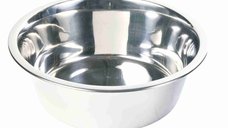 Castron rotund pentru caini TRIXIE din inox argintiu, capacitate M-L (1.75l)