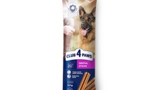CLUB 4 PAWS Premium Dental Stick, recompense câini, Batoane, sensibilități dentare, Pui, 117g