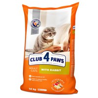 CLUB 4 PAWS Premium, Iepure, hrană uscată pisici, 14kg - 5