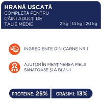 CLUB 4 PAWS Premium, M, Pui, hrană uscată câini, 14kg - 4