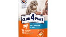 CLUB 4 PAWS Premium, Miel, hrană umedă pisici, (în sos) CLUB 4 PAWS Premium, Miel, plic hrană umedă pisici, (în sos), 100g