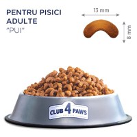 CLUB 4 PAWS Premium, Pui, hrană uscată pisici, 14kg - 3