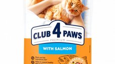CLUB 4 PAWS Premium Somon - Hrană Uscată pentru Pisici 300g