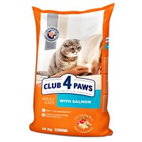 CLUB 4 PAWS Premium, Somon, hrană uscată pisici, 14kg - 5