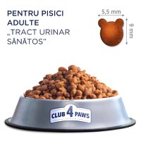 CLUB 4 PAWS Premium Urinary Health, Pui, hrană uscată pisici, sistem urinar, 14kg - 4
