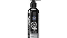 CLUB 4 PETS Profesional White Hair, șampon câini, blană albă, flacon cu aplicator, 250ml