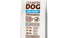 COUNTRY DOG FOOD High Energy, XS-XL, Pui, hrană uscată câini, activitate intensă, 15kg