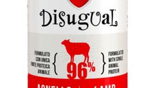 DISUGUAL Monoprotein, XS-XL, Miel, conservă hrană umedă monoproteică fără cereale câini, (pate), 400g