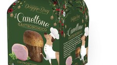 DOGGYEBAG Christmas Canettone Gastronomic, XS-XL, Prosciutto Cotto, cutie recompense câini, 125g