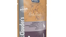 DR. CLAUDER'S, Iepure și Ficat, plic hrană umedă pisici, (în sos), 100g