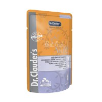 DR. CLAUDER'S, Pui și Rață, plic hrană umedă pisici, (în aspic), 100g - 1
