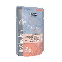 DR. CLAUDER'S, Somon și Păstrăv, plic hrană umedă pisici, (în aspic), 100g - 2