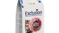 EXCLUSION Mediterraneo Monoprotein Formula Kitten, Pui, hrană uscată monoproteică pisici junior, 12kg