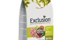 EXCLUSION Mediterraneo Monoprotein Formula Medium Breed, M, Pui, hrană uscată monoproteică câini, 12kg