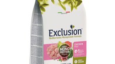 EXCLUSION Mediterraneo Monoprotein Formula Puppy Medium Breed, M, Pui, hrană uscată monoproteică câini junior, 12kg