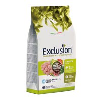 EXCLUSION Mediterraneo Monoprotein Formula Small Breed, XS-S, Pui, hrană uscată monoproteică câini, 2kg - 1