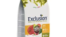 EXCLUSION Mediterraneo Monoprotein Formula Small Breed, XS-S, Vită, hrană uscată monoproteică câini, 2kg