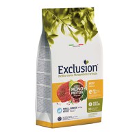 EXCLUSION Mediterraneo Monoprotein Formula Small Breed, XS-S, Vită, hrană uscată monoproteică câini, 2kg - 2