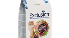 EXCLUSION Mediterraneo Monoprotein Formula Sterilised, Pui, hrană uscată monoproteică pisici sterilizate, 12kg