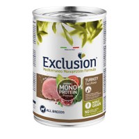 EXCLUSION Mediterraneo Monoprotein Formula, XS-XL, Curcan, conservă hrană umedă monoproteică câini, (pate), 400g - 2