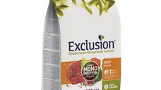 EXCLUSION Mediterraneo Monoprotein Puppy Medium Breed - Hrana Uscata cu Vită pentru Câini Junior, 12kg