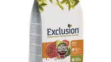 EXCLUSION Mediterraneo Monoprotein Puppy Small Breed cu Vită, hrană uscată pentru câini juniori, 2kg