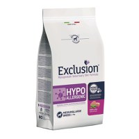 EXCLUSION Monoprotein VD Hypoallergenic Medium&Large, M-XL, Porc și Mazăre, dietă veterinară, hrană uscată fără cereale câini, alergii, 2kg - 1