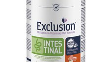 EXCLUSION Monoprotein VD Intestinal, XS-XL, Porc și Orez, dietă veterinară, conservă hrană umedă fără cereale câini, sistem digestiv, (pate), 400g