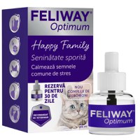 FELIWAY Optimum Rezervă diffuser, feromoni, sistem nervos & calmante pisici, 48ml - 1