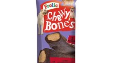 FROLIC Chewie Bones cu vita pentru caini, batoane recompense, 2 bucati, 170 g
