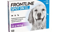 FRONTLINE Spot-On, soluție antiparazitară, câini 20-40kg, 3 pipete