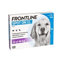 FRONTLINE Spot-On, soluție antiparazitară, câini 20-40kg, 3 pipete - 2