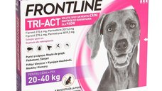 Frontline Tri-Act pentru Câini 20-40kg - Solutie Spot-On Antiparazitară, 3 Pipete