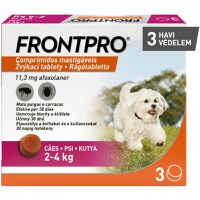 FRONTPRO, deparazitare externă câini, comprimate masticabile FRONTPRO, deparazitare externă câini, XS-S(2 - 4kg), comprimate masticabile, 11mg x 3buc - 2
