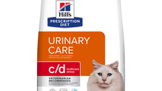 HILL'S Prescription Diet c/d Multicare Stress, Pește oceanic, dietă veterinară pisici, hrană uscată, sistem urinar, sistem nervos & calmante, 1.5kg