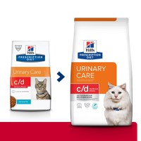 HILL'S Prescription Diet c/d Multicare Stress, Pește oceanic, dietă veterinară pisici, hrană uscată, sistem urinar, sistem nervos & calmante, 1.5kg - 10
