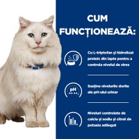 HILL'S Prescription Diet c/d Multicare Stress, Pește oceanic, dietă veterinară pisici, hrană uscată, sistem urinar, sistem nervos & calmante, 1.5kg - 5