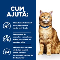HILL'S Prescription Diet c/d Urinary Care, Pui, dietă veterinară pisici, plic hrană umedă, sistem urinar, (în sos), bax, 85g x 12buc - 7