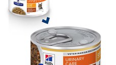 HILL'S Prescription Diet c/d Urinary, Pui cu Legume, dietă veterinară pisici, conservă hrană umedă, afecțiuni urinare HILL'S Prescription Diet c/d Urinary Care, Pui cu Legume, dietă veterinară pisici, conservă hrană umedă, sistem urinar, (în sos), 82g