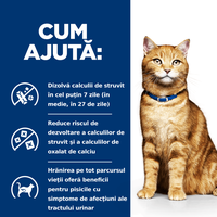 HILL'S Prescription Diet c/d Urinary, Pui cu Legume, dietă veterinară pisici, conservă hrană umedă, afecțiuni urinare HILL'S Prescription Diet c/d Urinary Care, Pui cu Legume, dietă veterinară pisici, conservă hrană umedă, sistem urinar, (în sos), 82g - 6
