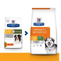 HILL'S Prescription Diet c/d Urinary + Weight Care + Metabolic, Pui, dietă veterinară câini, hrană uscată, afecțiuni urinare și metabolice HILL'S Prescription Diet c/d Urinary + Weight Care + Metabolic, Pui, dietă veterinară câini, hrană uscată, sistem u - 5