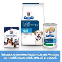 HILL'S Prescription Diet d/d Food Sensitivities, Rață cu Orez, dietă veterinară câini, hrană uscată, sensibilități digestive HILL'S Prescription Diet d/d Food Sensitivities, Rață cu Orez, dietă veterinară câini, hrană uscată,  piele si blana, sistem dige - 11