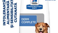 HILL'S Prescription Diet Derm Complete, dietă veterinară câini, hrană uscată, afecțiuni dermatologice HILL'S Prescription Diet Derm Complete, dietă veterinară câini, hrană uscată, piele & blana, 4kg